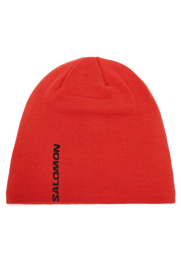 salomon - Salomon Czapka Graphic LC2708800 Czerwony. Kolor: czerwony. Materiał: wełna, materiał