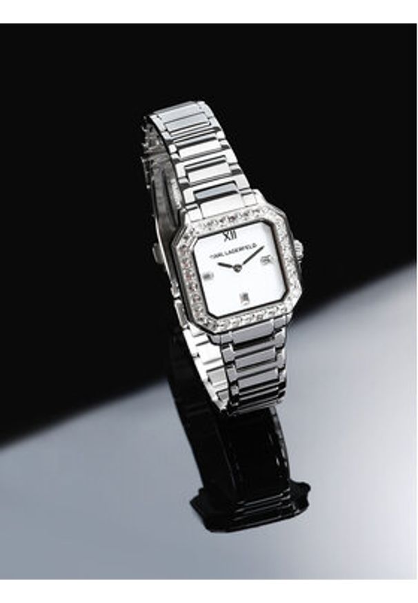 Karl Lagerfeld - KARL LAGERFELD Zegarek R0553102503 Srebrny. Kolor: srebrny