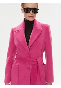 Fracomina Płaszcz FS23WC1005W48601 Różowy Regular Fit. Kolor: różowy #2