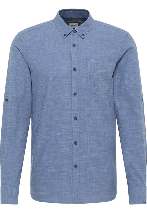 Męska Koszula Mustang Style Rawlins Middle Blue Two Tone 1016247 12722