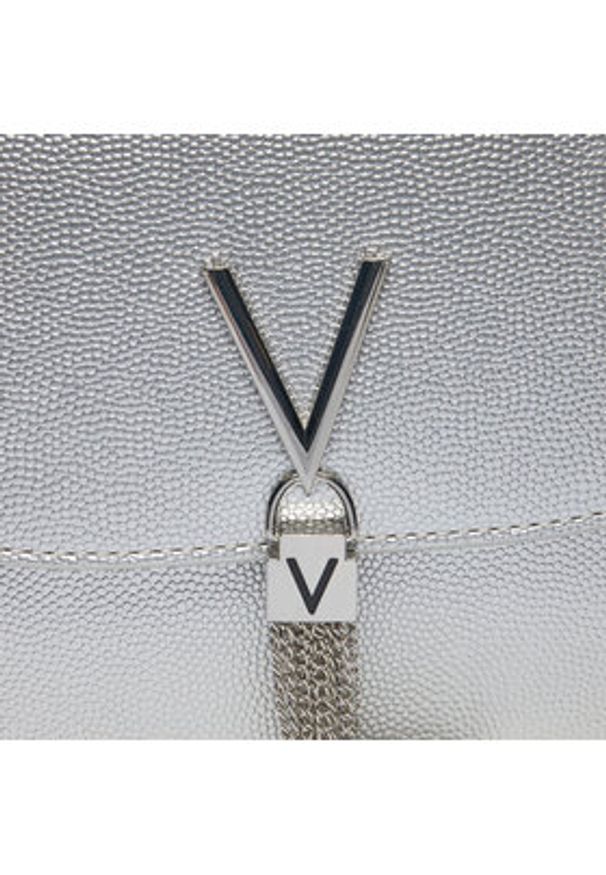 VALENTINO - Valentino Torebka Divina VBS1R404G Srebrny. Kolor: srebrny. Materiał: skórzane