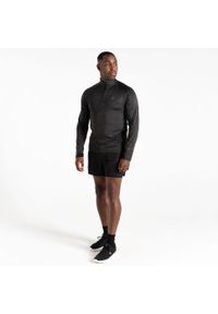 DARE 2B - Bluza sportowa męska z suwakiem termiczna Powet Up II. Kolor: czarny. Materiał: elastan, poliester. Sezon: zima. Sport: narciarstwo
