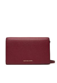 MICHAEL Michael Kors Torebka Jet Set Medium 32S4GJ6C6L Bordowy. Kolor: czerwony. Materiał: skórzane