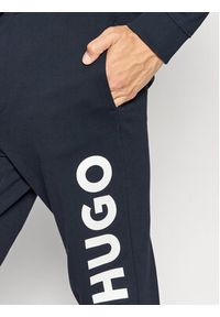 Hugo Spodnie dresowe Dutschi 50473211 Granatowy Regular Fit. Kolor: niebieski. Materiał: bawełna #3
