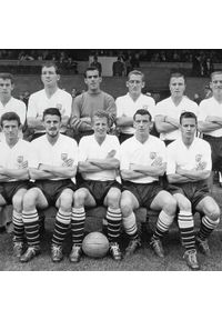 COPA FOOTBALL - Koszulka retro piłkarska dla dorosłych - Fulham FC 1959-60 - Biała. Kolor: biały. Sport: piłka nożna #2