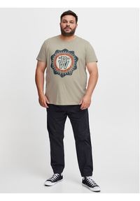 Blend T-Shirt 20715769 Beżowy Regular Fit. Kolor: beżowy. Materiał: bawełna