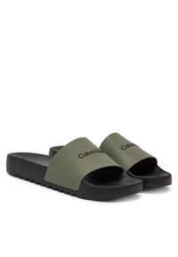 Calvin Klein Klapki Chunky Pool Slide Rub HM0HM01063 Zielony. Kolor: zielony #6