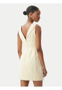 Elisabetta Franchi Sukienka koktajlowa AB-772-51E2-DC7 Żółty Slim Fit. Kolor: żółty. Materiał: syntetyk. Styl: wizytowy #5