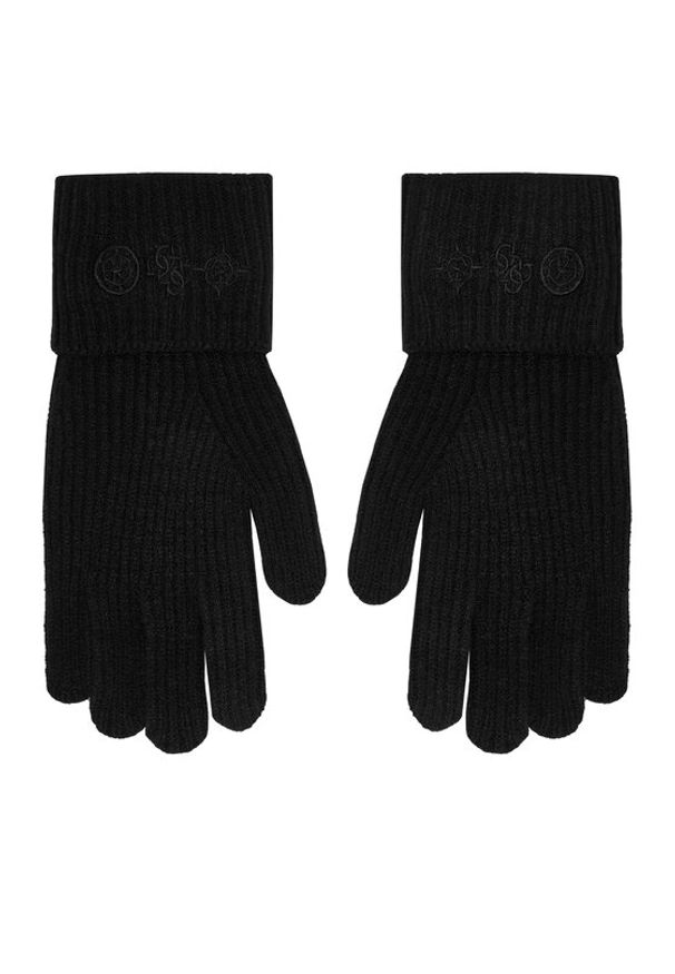 Guess Rękawiczki Damskie AW5405 POL02 Czarny. Kolor: czarny. Materiał: akryl