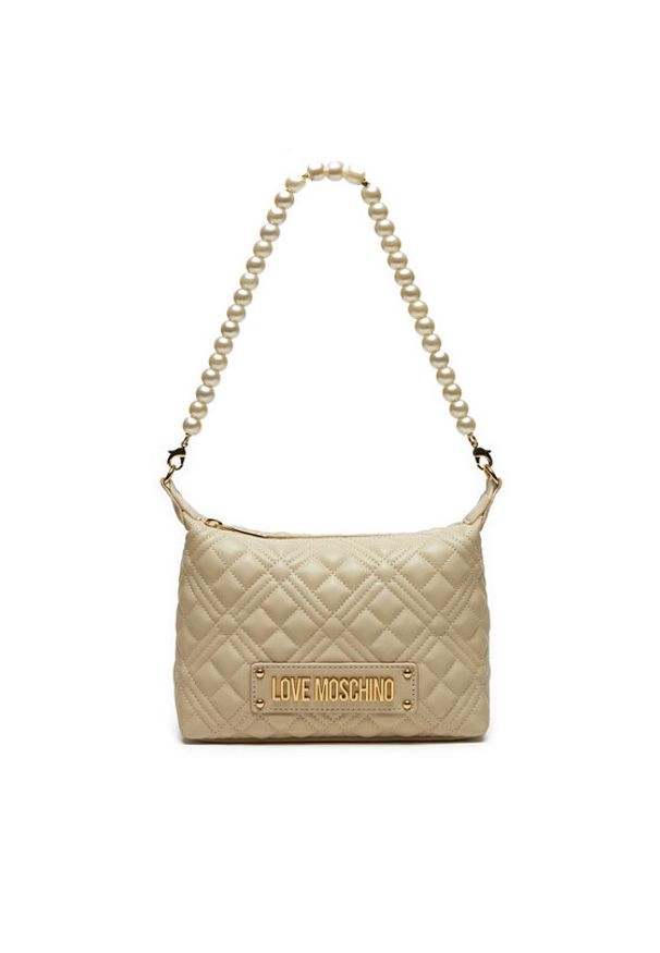 Love Moschino - LOVE MOSCHINO Torebka JC4304PP0LLA0110 Beżowy. Kolor: beżowy. Materiał: skórzane