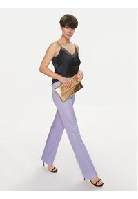 Fracomina Spodnie materiałowe FR24SV2011W67401 Fioletowy Regular Fit. Kolor: fioletowy. Materiał: syntetyk #4
