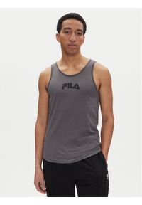 Fila Tank top Lirey FAM0919 Szary Slim Fit. Kolor: szary. Materiał: bawełna