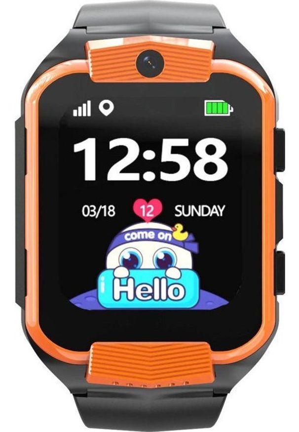Smartwatch Pacific SMARTWATCH DZIECIĘCY PACIFIC 32-3 KIDS - orange / black (sy028c). Rodzaj zegarka: smartwatch