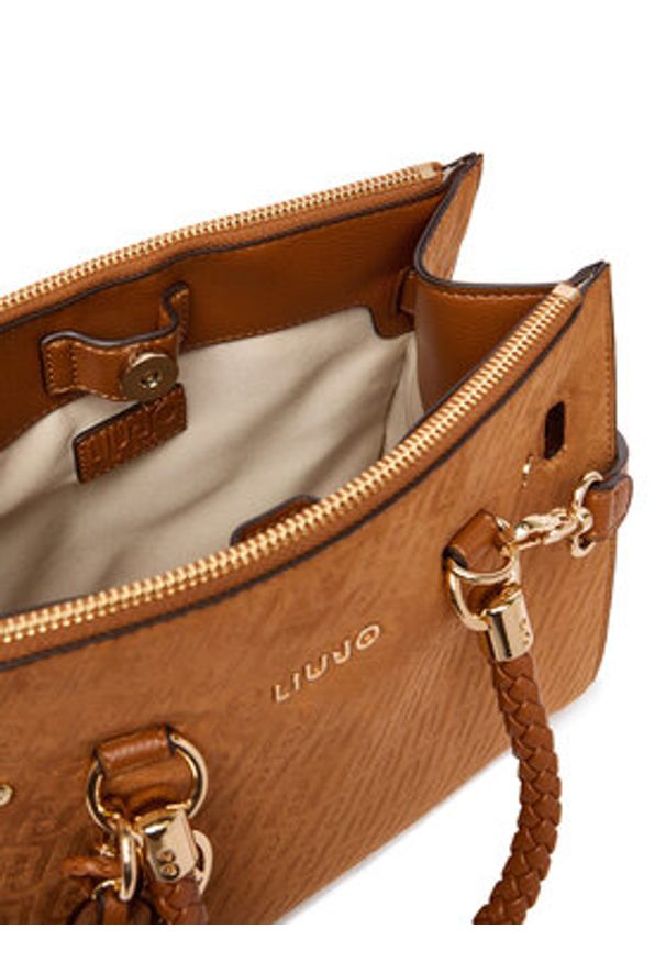 Liu Jo Torebka AA6069 T384A Brązowy. Kolor: brązowy. Materiał: skórzane