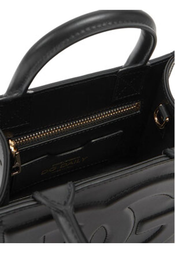DOLCE & GABBANA - Dolce&Gabbana Torebka BB7479 AW576 Czarny. Kolor: czarny. Materiał: skórzane
