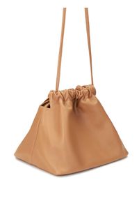 Kazar - Jasnobrązowa torebka damska kazar x kasia. Kolor: brązowy. Materiał: skórzane #4