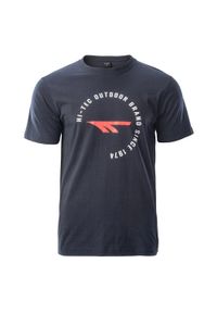 Hi-tec - T-shirt Męski Z Krótkim Rękawem Noel. Kolor: niebieski. Długość rękawa: krótki rękaw. Długość: krótkie. Sport: turystyka piesza #1