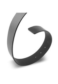Calvin Klein Pasek Damski Ck Logo Belt 3.5 K60K602141 80 Czarny. Kolor: czarny. Materiał: skóra