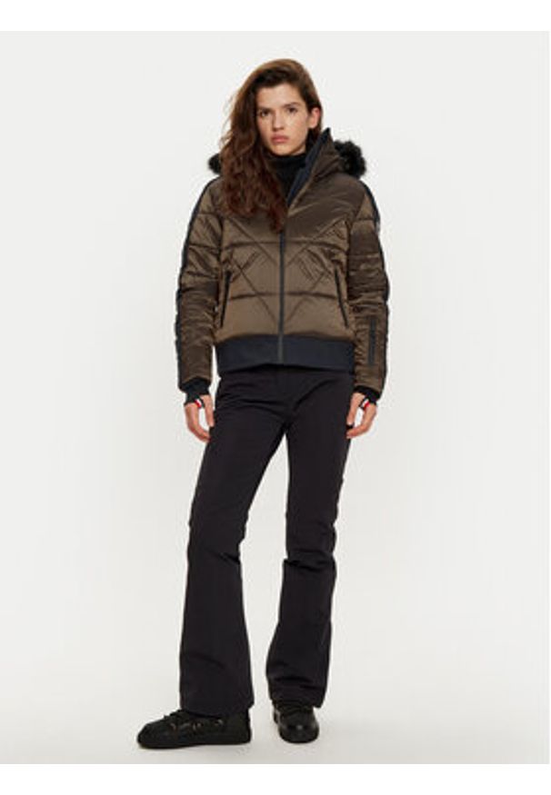 Rossignol Kurtka narciarska Ventina RLNWJ23 Złoty Regular Fit. Kolor: złoty. Materiał: syntetyk. Sport: narciarstwo