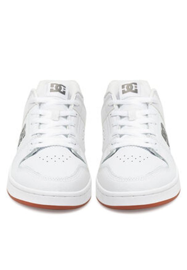 DC Shoes Sneakersy MANTECA 4 ADYS100765-HBW Biały. Kolor: biały. Materiał: skóra