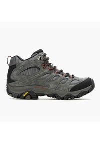 Mężczyźni turystyka buty Merrell Moab 3 Mid, szary. Kolor: szary. Technologia: Gore-Tex. Sport: turystyka piesza