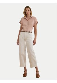 Lauren Ralph Lauren - LAUREN RALPH LAUREN Koszula 200699152053 Różowy Relaxed Fit. Kolor: różowy. Materiał: len #3