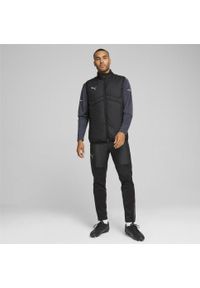 Puma - Męski bezrękawnik individualWinterised PUMA Black. Kolor: czarny. Materiał: dzianina, tkanina. Długość rękawa: bez rękawów. Sezon: zima