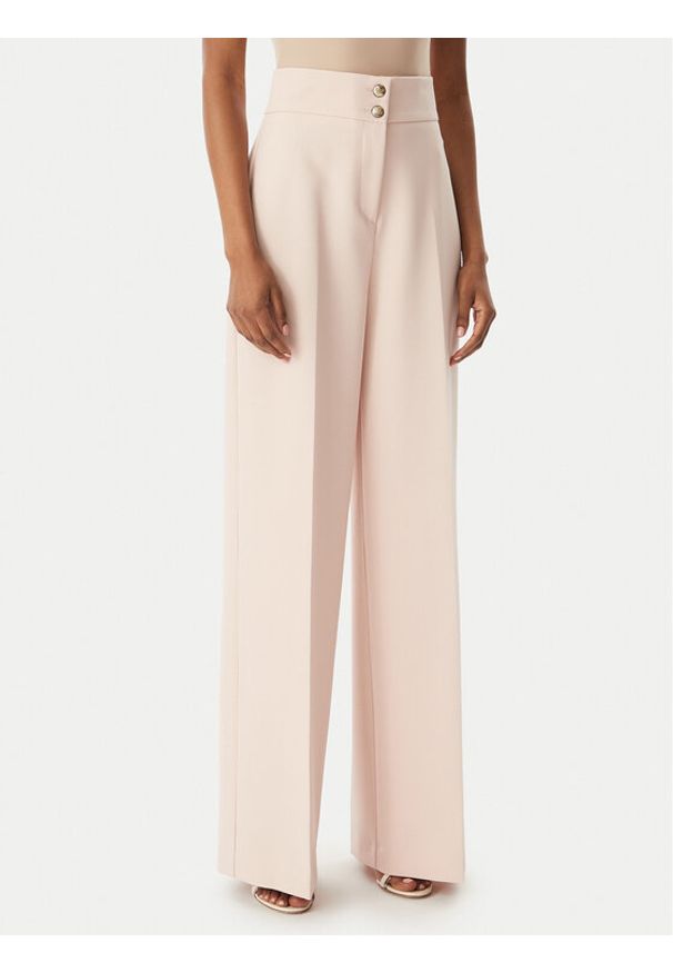 Maryley Spodnie materiałowe 26EB680/43PY Różowy jasny Regular Fit. Kolor: różowy. Materiał: syntetyk