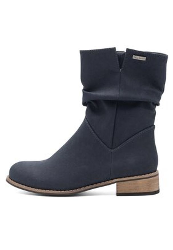 Clara Barson Botki WS14087-02 Granatowy. Kolor: niebieski. Materiał: syntetyk