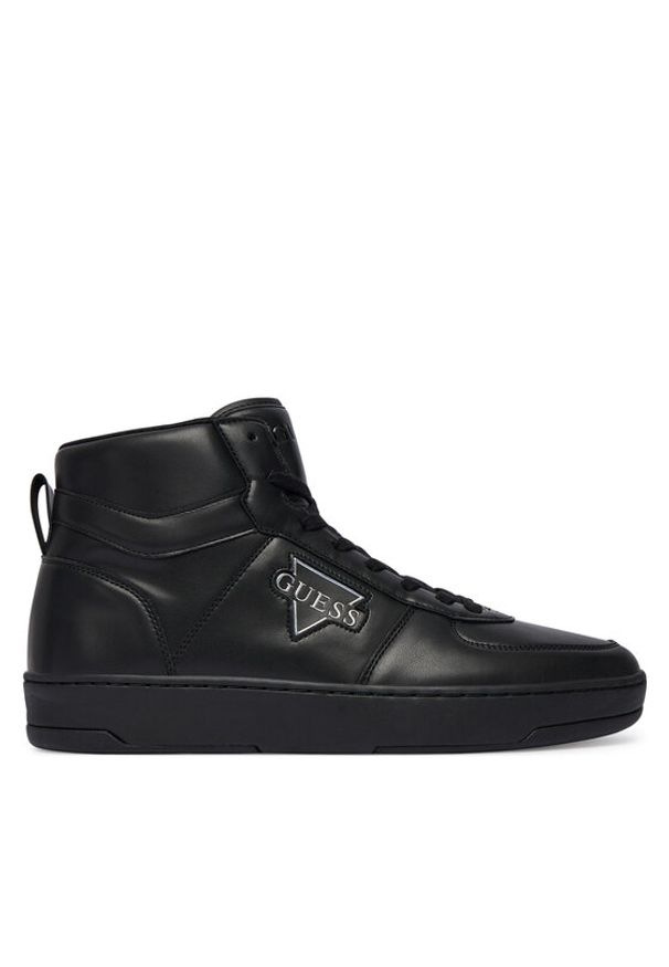 Guess Sneakersy 179318 Czarny. Kolor: czarny. Materiał: skóra