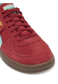 Puma Sneakersy Super Team SD 398528 08 Bordowy. Kolor: czerwony. Materiał: skóra, zamsz #4