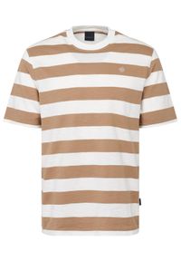 Bugatti T-Shirt 8350-75022C Beżowy Regular Fit. Kolor: beżowy. Materiał: bawełna #1