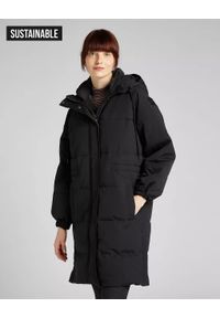 Lee - LEE LONG PUFFER DAMSKA KURTKA ZIMOWA BLACK L56IXW01. Sezon: zima #1