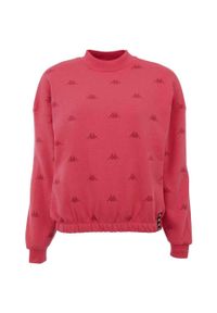 Bluza damska Kappa Ignara różowa. Kolor: różowy. Materiał: dresówka