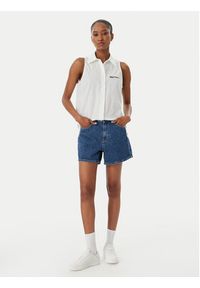 Karl Lagerfeld Jeans Kamizelka B2W11020 Biały Regular Fit. Kolor: biały. Materiał: bawełna #3