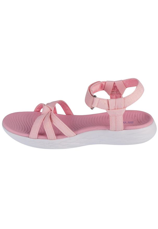 skechers - Sandały dziewczęce, On the GO 600. Kolor: różowy