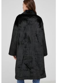 Answear Lab płaszcz damski kolor czarny przejściowy. Kolor: czarny. Styl: wakacyjny