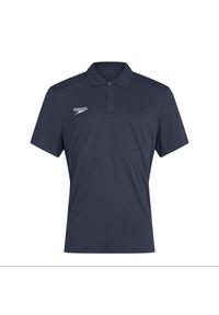 Koszulka T-Shirt męski Speedo Club Dry Polo. Typ kołnierza: polo. Kolor: niebieski