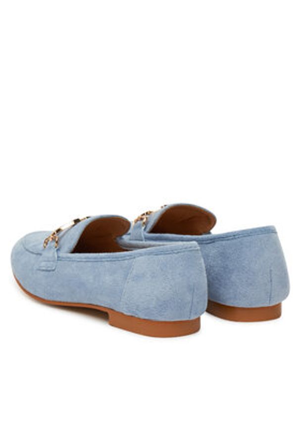 DeeZee Loafersy 200-1 Niebieski. Kolor: niebieski. Materiał: materiał