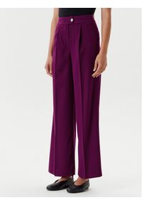 United Colors of Benetton - United Colors Of Benetton Spodnie materiałowe 47UPDF07R Fioletowy Regular Fit. Kolor: fioletowy. Materiał: syntetyk #1