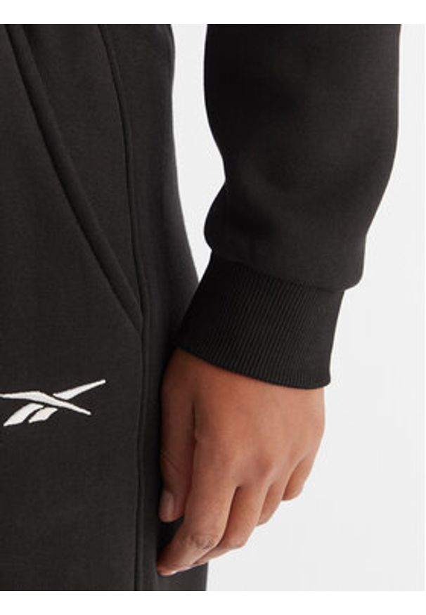 Reebok Bluza Hazel RK25172CCW Czarny Regular Fit. Kolor: czarny. Materiał: bawełna