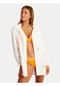 Banana Moon Koszula Mika Yesenia LTL10 Biały Regular Fit. Kolor: biały. Materiał: bawełna #1