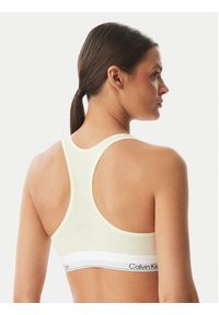 Calvin Klein Underwear Biustonosz top LV00QF8493 Kremowy. Kolor: kremowy. Materiał: bawełna #4