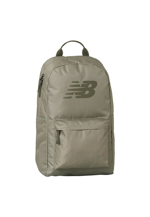 Plecak New Balance LAB23097DEK – zielony. Kolor: zielony. Materiał: poliester, materiał. Styl: sportowy
