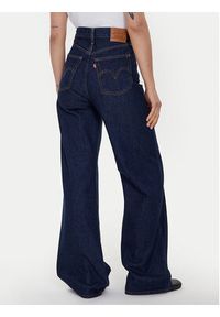 Levi's® Jeansy Ribcage A6081-0019 Granatowy Wide Leg. Kolor: niebieski