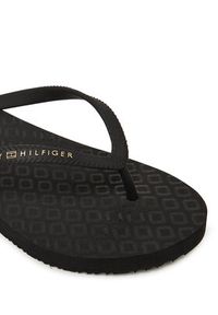 TOMMY HILFIGER - Tommy Hilfiger Japonki Hilfiger Strap Beach Sandal FW0FW08736 Czarny. Kolor: czarny. Materiał: materiał #4