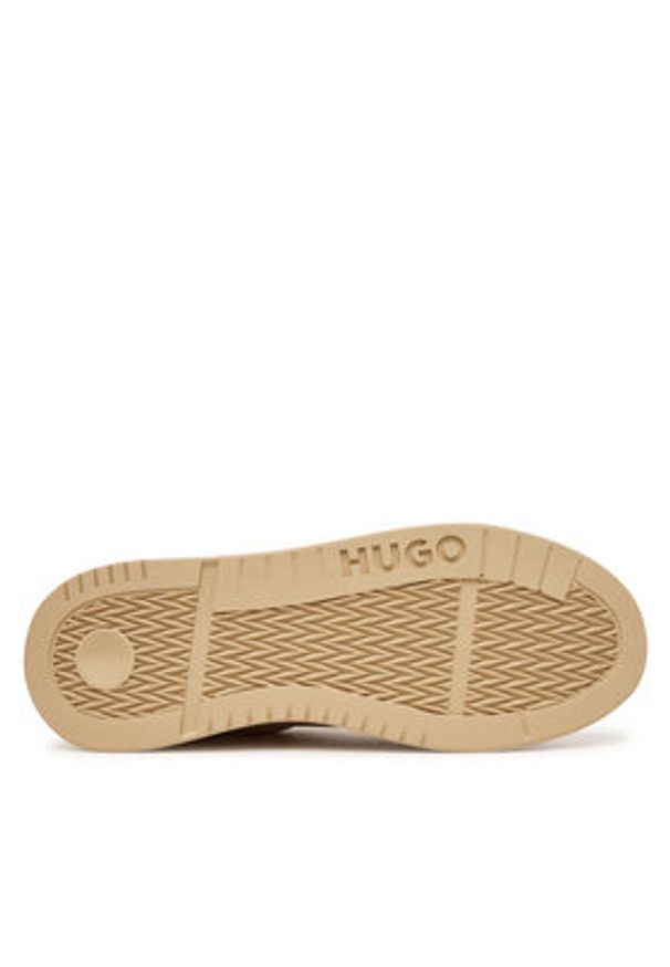 Hugo - HUGO Sneakersy Neston Tenn 50563557 Beżowy. Kolor: beżowy. Materiał: skóra, zamsz