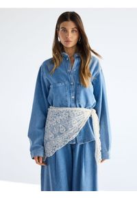 Reserved - Koszula jeansowa - niebieski. Kolor: niebieski. Materiał: jeans #1