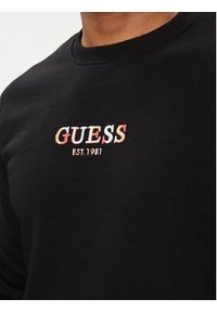 Guess Bluza M4GQ09 KBK32 Czarny Regular Fit. Kolor: czarny. Materiał: bawełna, syntetyk