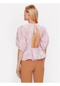 Custommade Bluzka Sheena 999395299 Różowy Regular Fit. Kolor: różowy. Materiał: syntetyk #4